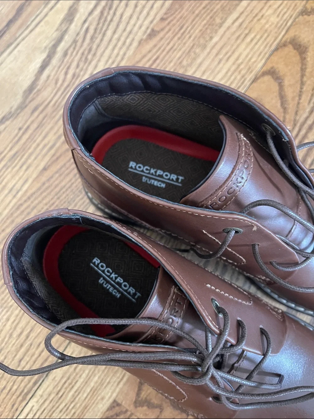 Rockport TruTech Men’s Brown Leather Chukka Boots Size 9.5
